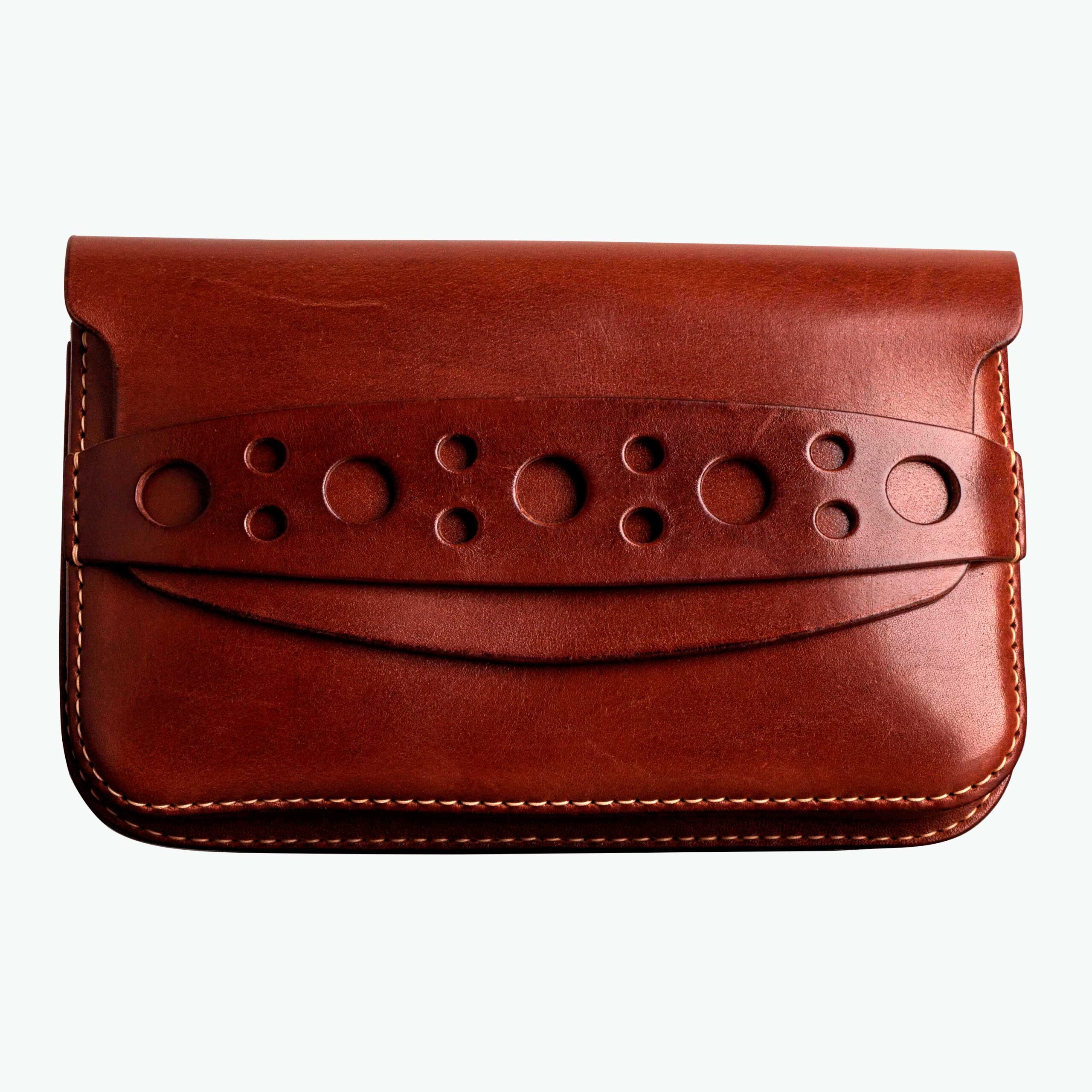 leather clutch Handmade Brown Leather Clutch