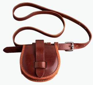 Handmade leather belt